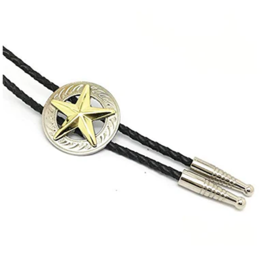 Texas Ranger Cowboy Bolo Tie Necklace