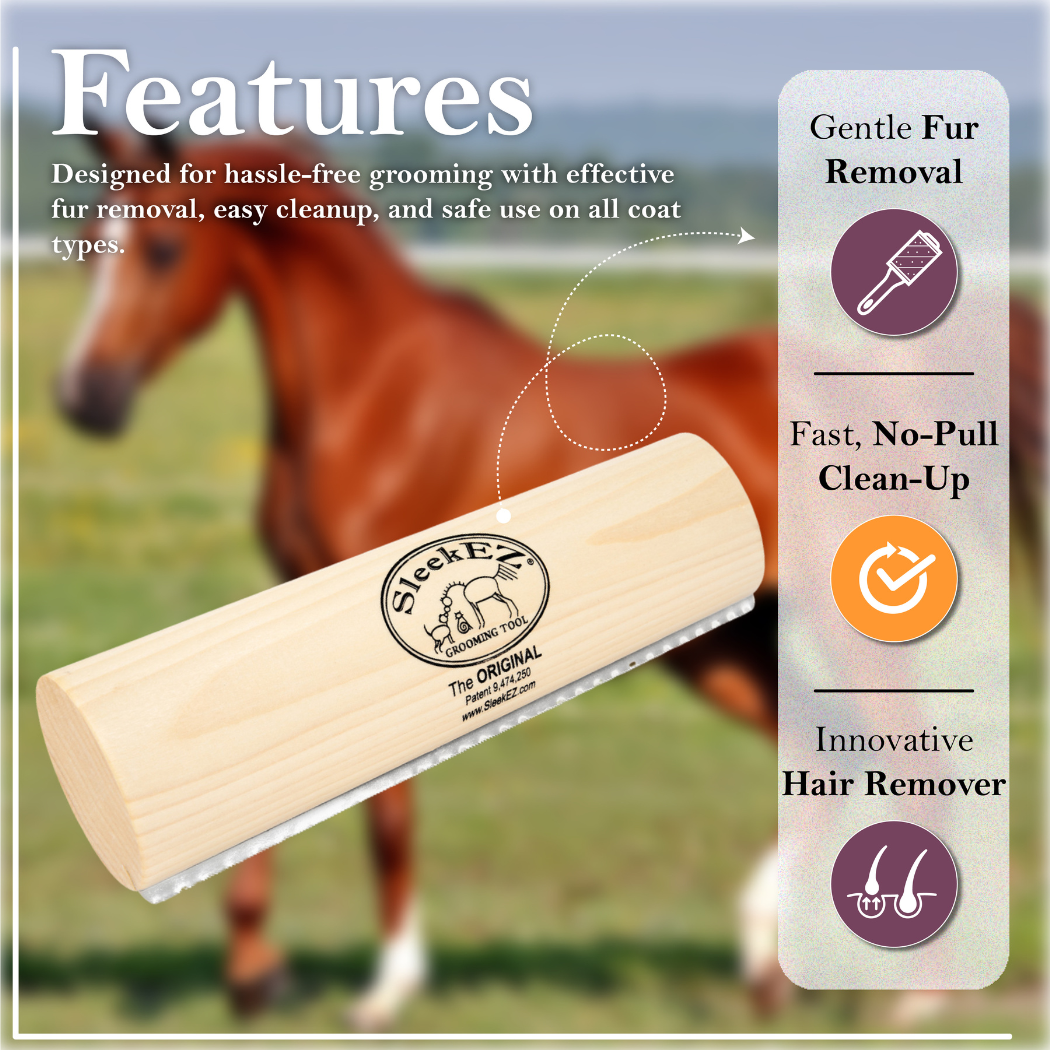 Shedding Blade Sleek Easy Horse Brush SleekEZ® Horse Brush For