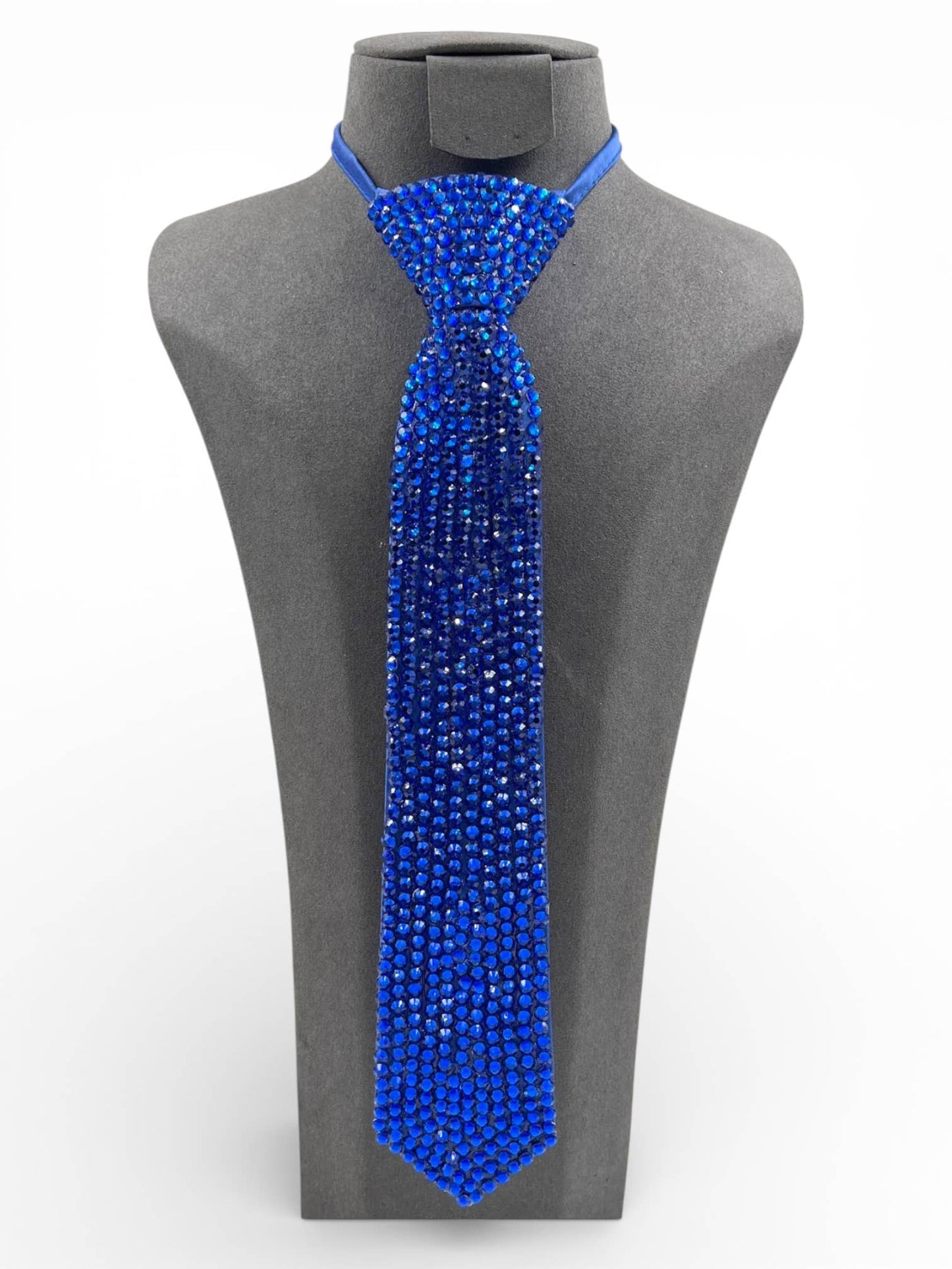 Rhinestone Pave Fashion Neck Tie