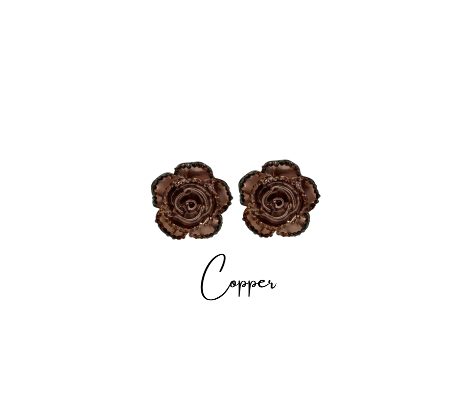Reining Roses Show Earrings