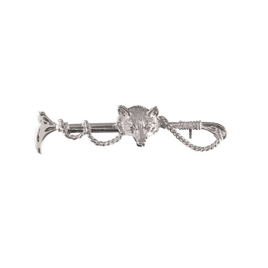 Exselle Crop with Fox Head Stock Pin